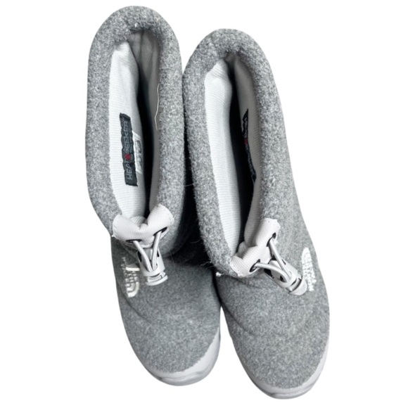 North Face Womens Heat Seeker 200 Fleece Low Rise Winter Weatherproof Gray Boots - Picture 8 of 16